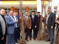 Iğdır’da çiftçiye fidan dağıtımı yapıldı