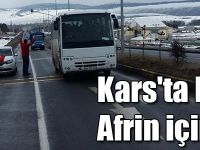 Kars'ta Mehmetçik Afrin için yola çıktı