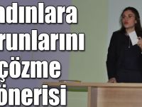 Gizem Karademir, Karslı kadınlara 36 soru ile sorunlarını çözme önerisi sundu