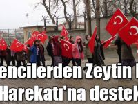 Kağızmanlı Öğrencilerden Zeytin Dalı Harekatı'na destek