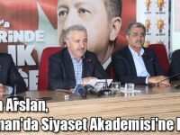Bakan Arslan, Karaman'da Siyaset Akademisi'ne katıldı