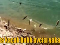 Kars'ta kaçak balık avcısı yakalandı