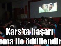 Kars'ta başarı sinema ile ödüllendirildi
