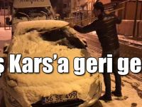 Kış Kars’a geri geldi