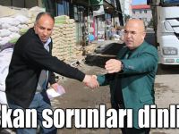 Selim Belediye Başkanı Altun, esnaf ve vatandaşların sorunlarını dinliyor