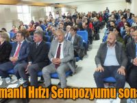 Kağızmanlı Hıfzı Sempozyumu sona erdi