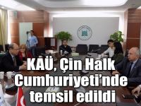 KAÜ, Çin Halk Cumhuriyeti’nde temsil edildi