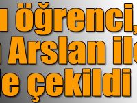 Karslı öğrenci Alican Akyıldırım, UDH Bakanı Ahmet Arslan ile selfie çekildi