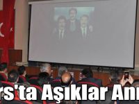 Kars'ta Aşıkları Anma programı düzenlendi