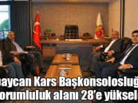 Azerbaycan Kars Başkonsolosluğunun sorumluluk alanı 28’e yükseldi