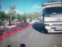 Isparta’da trafik kazası:2 yaralı