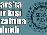 Kars'ta terör örgütü propagandası yapan bir kişi gözaltına alındı