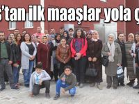 Kars’ta kadroya taşeron işçiler ilk maaşlarını Mehmetçik Vakfına gönderdiler