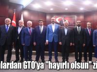 Bakan Arslan ve Gül'den GTO'ya "hayırlı olsun" ziyareti