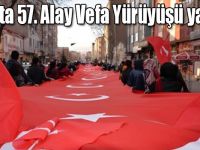 Kars'ta 57. Alay Vefa Yürüyüşü yapıldı