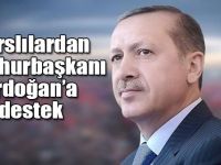 Karslılardan Cumhurbaşkanı Erdoğan’a destek