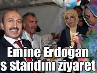 Emine Erdoğan Kars standını ziyaret etti