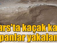Kars'ta kaçak kazı yapanlar yakalandı