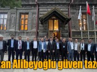 Başkan Alibeyoğlu güven tazeledi