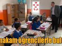 Susuz Kaymakamı öğrencilerle buluştu