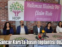 HDP'li Sancar Kars'ta basın toplantısı düzenledi