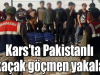 Kars’ta Pakistanlı 28 kaçak göçmen yakalandı