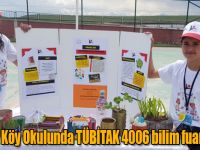 Akören Köy Okulunda TÜBİTAK 4006 bilim fuarı açıldı