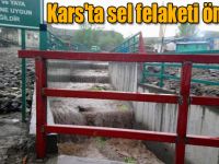 Kars'ta sel felaketi önlendi