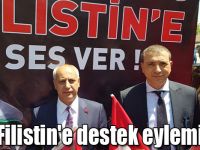 KAİ Filistin'e destek eyleminde