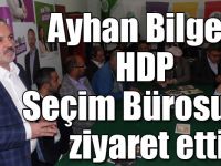 Ayhan Bilgen HDP Seçim Bürosunu ziyaret etti