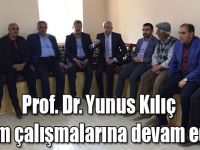 AK Parti Kars Milletvekili adayı Prof. Dr. Yunus Kılıç seçim çalışmalarına devam ediyor