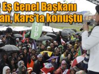 HDP Eş Genel Başkanı Buldan, Kars’ta konuştu