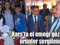 Kars'ta el emeği göz nuru ürünler sergilendi