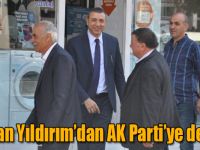 Başkan Yıldırım’dan AK Parti’ye destek!