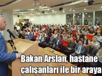 UDH Bakanı Ahmet Arslan Harakani Devlet Hastanesini ziyaret etti