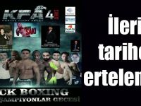 Kars'ta Kick Boks Dünya Şampiyonlar Gecesi ileri tarihe ertelendi
