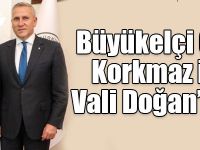 Macaristan Büyükelçisi Gabor Kiss, Korkmaz ile birlikte Vali Doğan’ı ziyaret etti