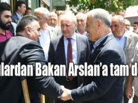 Karslılardan Bakan Arslan’a tam destek