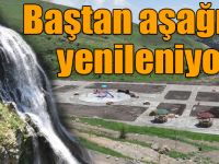 Susuz Şelalesi baştan aşağıya yenileniyor