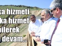 Halka hizmeti Hakka hizmet bilerek yol devam...