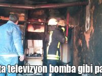 Kars’ta televizyon bomba gibi patladı
