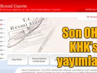 Son OHAL KHK’sı yayımlandı