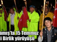Sarıkamış'ta 15 Temmuz Milli Birlik yürüyüşü