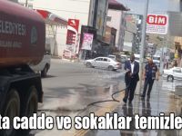 Kars’ta cadde ve sokaklar temizleniyor