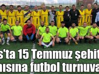 Kars'ta 15 Temmuz şehitleri anısına futbol turnuvası