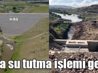 Kars Barajında su tutma işlemi gerçekleştirildi