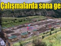 Susuz Şelalesi bölgesinde yapılan çalışmalarda sona gelindi