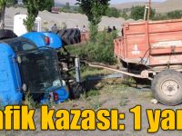 Kars'ta trafik kazası: 1 yaralı