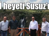 DSİ heyeti Susuz'da!