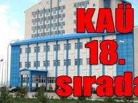 KAÜ 18. sırada!